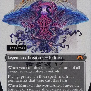 Emrakul, the World Anew (Borderless) (Serial Numbered) (MH3-381) - Modern Horizons 3 (Borderless) Foil